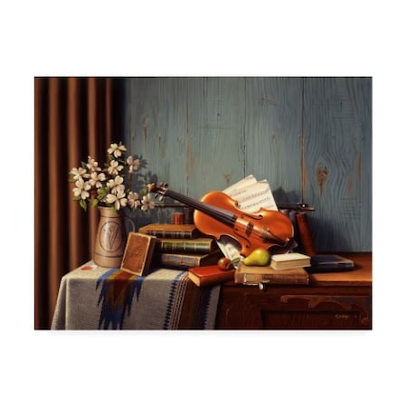 R W Hedge 'The New Violin' Canvas Art,24x32